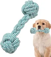 Knots Chew Rope for Dogs | Cotton Rope Knots Natural Pull Toy for Dogs | Bite-Resistant Indestructible Tug of War Pet Supplies for Grinding and Cleaning Teeth