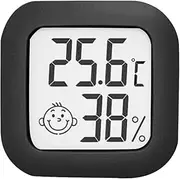 Digital Temeo Thermometer Hygrometer Hygro Indicator for Desk Wall Mounting with Room LCD Climate Indicator Electronic B6R4 Moni