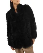 Lamarque Rabea Feather Coat