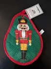 Town & Country Linen Corp Christmas Nutcracker Potholder VTG Kmart Nwt Red Gree