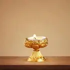 Ghee Lamp Stand Butter Candle Light Holder for Temples Parties Living Room