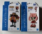 NANOBLOCK Lot Of 2 Sonic DR.EGGMAN (NBCC_083) And AMY (NBCC_085) MINI BRICKS