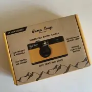 Camp Snap Screen-Free Digital Camera In Yellow, Reusable Retro Film Style Camera