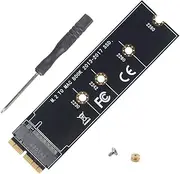 M.2 NVME SSD Convert Adapter Compatible with MacBook Air Pro Retina Mid 2013-2017 NVME AHCI SSD Upgraded Hard Disk Kit for A1465 A1466 A1398 A1502