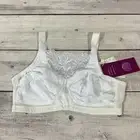 Trulife Naturalwear Mastectomy Bra Womens 36B White Cami Style Wireless 4019