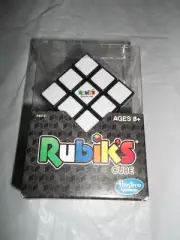 Rubiks Cube Original Brain Teaser Puzzle Strategy w/Stand Hasbro Age 8+ NEW