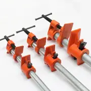 "Heavy Duty 1/2"" 3/4"" Wood Gluing Pipe Clamp Fixture Quick Release Cast Iron Pipe Clamp for for Woodworking / Carpentry /"