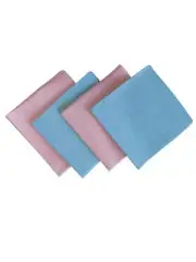 Vileda PVA micro Microfibre Cloth - BLUE, RED, 2ea each colour