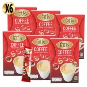 6XFatis Coffee Instant Low Caffeine Sugar Free With white kidney Beans 225g.
