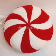 Target Bullseyes Christmas 2023 Peppermint Candy Throw Pillow 14” (NWT)