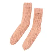 NEW Fisherman Knit Sherpa Lined Socks By Spotlight