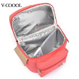 V-COOOL雙肩雙層保冷袋送保冷劑X2個  母乳袋 運輸袋 保溫袋 媽咪包 電腦包 可當貝瑞克 吸乳器收納袋 V135