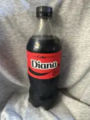 Share a Coke with Diana 2025 Personalized Gift Coca~Cola Bottle 20oz Zero