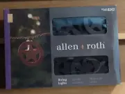 ALLEN AND ROTH TEXAS STAR INDOOR / OUTDOOR STRING LIGHTS 8.8 FEET LONG 10 LIGHTS