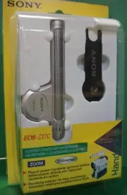 SONY ECMZ37C UNI-DIRECTIONAL MICROPHONE FOR CAMCORDER: ECM-Z37C