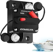 Automotive Circuit Breaker,Truck Motor System Protector - 12-48V Circuit Breaker for Boat Trolling Motor Marine, Vehicles Audio Electronic Battery System