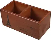 DEARMAMY Hair Salon Scissor Storage Box Hair Scissors Trimming Machine Holder Dog Grooming Organizer Hairdressing Storage Rack Shear Cases for Hairstylists Salon Toolbox Wood Brown