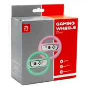 Atrix Joy-Con Gaming Wheel for Nintendo Switch 2-Pack - Pink & Green