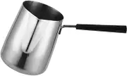 WOONEKY Ergonomic Frothing Pitcher Multi Function Steaming Tool for Home Use Comfortable Handle for Easy Milk Frothing Latte Art
