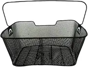 Tadill Bicycle Rear Basket Wire Basket Large Capacity Bicycle Accessories Storage for Hiking Outdoor Camping Kids Foldable Bikes