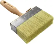 5.5" Deck Stain Brush - Limewash Brush Wood Handle Large Deck Brush Applicator