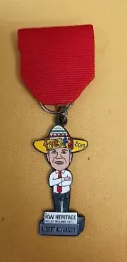Fiesta Medal 2019 "KW HERITAGE' KELLER WILLIAMS REALITY ALBERT ALVARADO