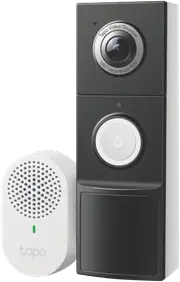 TP-LINK 2K 5MP Wired or Wireless Video Doorbell w/Chime