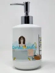 Liver English Springer Spaniel Ceramic Soap Dispenser Hand Soap Dispenser Pump