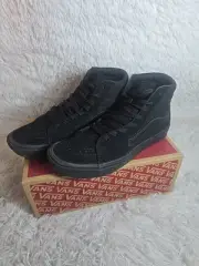 NEW Vans ComfyCush Sk8-Hi Black Mens 7.5/Womens 9 Skate Casual Sneakers Shoes