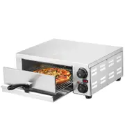 12-Inch Electric Pizza Oven with Timer and Adjustable Temperature Control