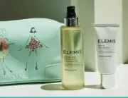 New Sealed $94 Elemis Papaya Enzyme Peel + Cleasing Oil + Bag Glow-Getters Duo