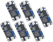 ZHHSUNY 6 Pcs LM2596 DC to DC High Efficiency Voltage Regulator 3.0-40V to 1.5-35V Buck Converter DIY Power Supply Step-Down Module,Suitable for powering in Vehicle Electronic Devices