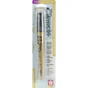 Sakura Pen-Touch Calligraphy Marker Medium Point 5mm-Gold Metallic