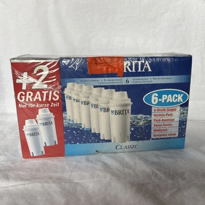 Brita Classic Pitcher Water Filter Replacement Cartridge 8 pack Sealed / Germany