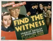 Find The Witness poster Rosalind Keith Charles Quigley 1937 Movie OLD PHOTO