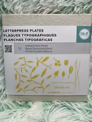 Lifestyle Crafts Letterpress Printing Plate HOLIDAY~THICKET Autumn L-PP-0013-HD