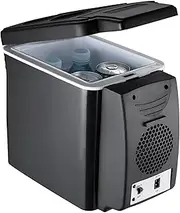 Portable Mini Fridge, Compact Car Refrigerator 6L Car Fridge Cooler Warmer 12v Compressor fridge 220V Travel Refrigerator Portable Electric Icebox Cooler Box auto Freezer Portable Car Fridge for Trave