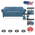 Transform Your Sofa with Our Dusty Blue Machine Washable Stretch Cover - XL Size