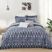 Splendid Moonstone 3P full queen Duvet Cover Shams Set Smokey Blue