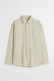 Relaxed Fit Linen Blend Shirt