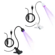 LED Dryer for Gel Nails, 5W Mini Led Polish Lights with Gooseneck