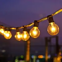 在飛比找樂天市場購物網優惠-免運 G40燈串愛迪生燈泡裝飾燈串玻璃泡燈S14燈串戶外庭院