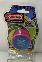 Duncan Toys Butterfly XT Yo-Yo with String Ball Bearing Axle & Plastic Pink Blue