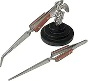 Jewellers Tools 3rd Hand Base Vice & 2 Angled : Adjustable Tweezer Soldering Craft Watch Set (300)
