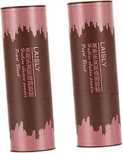Generic 2pcs Repair Sculpting Contour Hair Line Stick Scalp Concealer for Hair Stick Temporary Gray Concealer Root Cover up Hair Shadow Root Touch up Black Abs