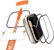[Tensea] 2Pack for Apple Watch Screen Protector 45mm 41mm 44mm 40mm 49mm Accessories, Protective Soft Film [without Installation House], for iWatch Series 9 8 7 6 5 4 SE SE 2nd Generation Ultra Ultra 2
