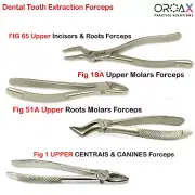 4Pcs Oral Dental Surgery Extracting Forceps Instrument Kit Set Upper Roots CE