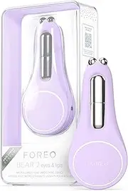 FOREO Bear 2 Eyes & Lips - Microcurrent Line Smoothing Instant Face Lift - - Eye Care Device - Brow Lift - Dark Circles Under Eye Treatment & Lip Plumper Device - Firming Beauty Products - Lavender