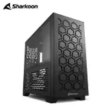 SHARKOON 旋剛 MS-Y1000 BK 玻璃側板 M-ATX ITX 四風扇 電腦機殼