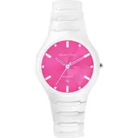 在飛比找ETMall東森購物網優惠-Relax Time 馬卡龍系列陶瓷手錶-白x粉紅 RT-2